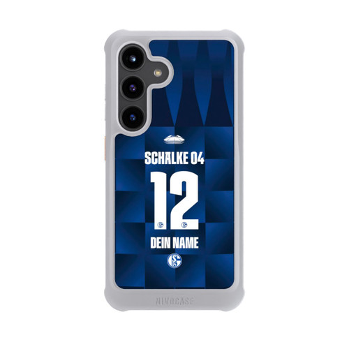 Samsung Galaxy S24 NIVOmax Schalke 04 Trikot Personalisierbar 26-27
