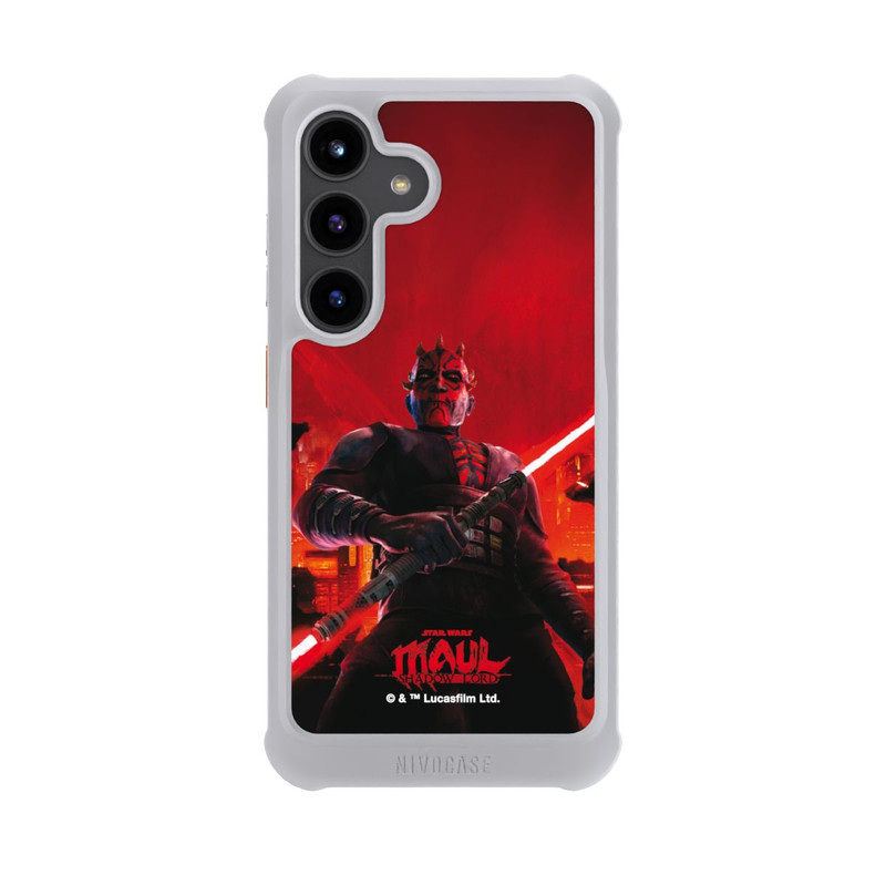 Galaxy S24 NIVOmax Dark Maul avec un Sabre Laser