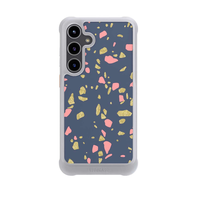 Galaxy S24 + NIVOmax Terazzo Gold-Optik