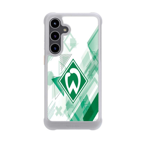 Samsung Galaxy S24+ NIVOmax Weiße Grafikelemente - Werder Bremen