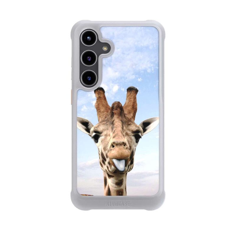 Galaxy S24 + NIVOmax Giraffe auf der Straße