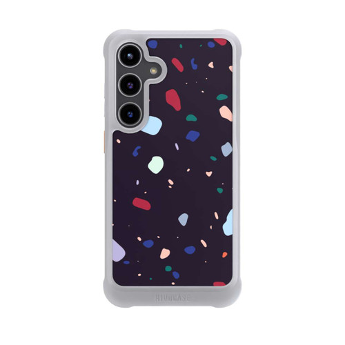 Samsung Galaxy S24+ NIVOmax Moderner dunkel abgerundeter Terrazzo