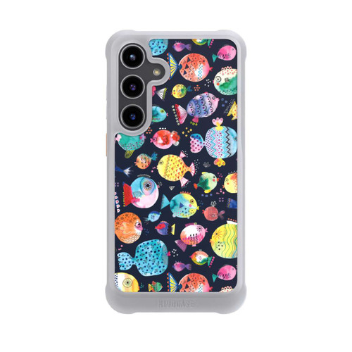 Samsung Galaxy S24+ NIVOmax Strandkugelfische Kinder Marineblau