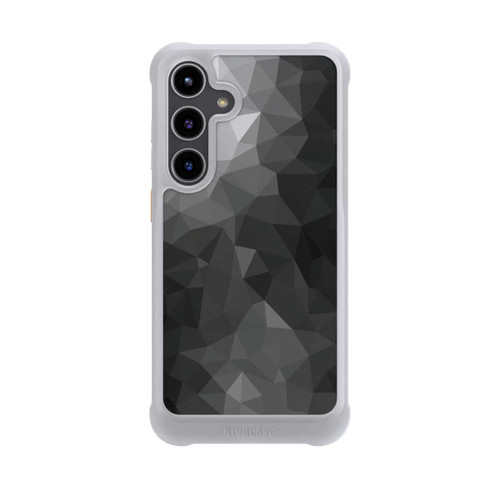 Samsung Galaxy S24+ NIVOmax Polygonales Mosaik Schwarz/Weiß