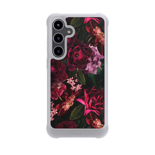 Samsung Galaxy S24+ NIVOmax Dunkelrote und rosa Blüten
