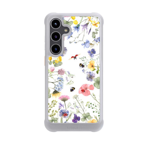 Samsung Galaxy S24+ NIVOmax Bunte Frühlingsblumen und Bienen