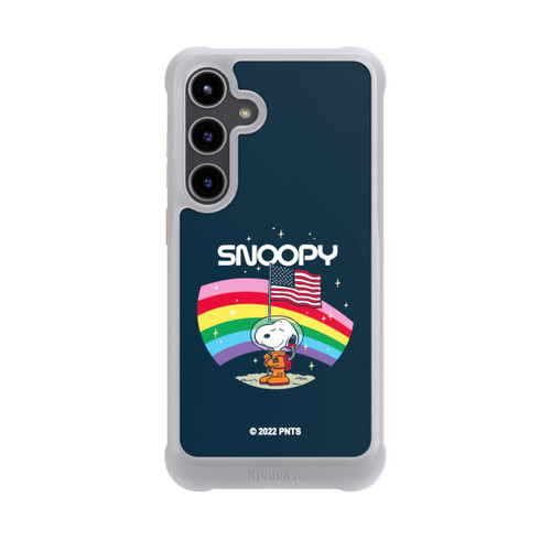 Samsung Galaxy S24+ NIVOmax Snoopy Weltraumreisender Regenbogen