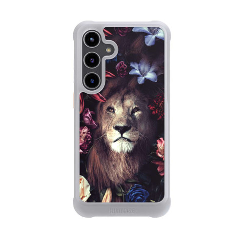 Samsung Galaxy S24+ NIVOmax Löwe Blumenrahmen