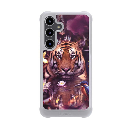 Samsung Galaxy S24+ NIVOmax Tiger Blumenrahmen
