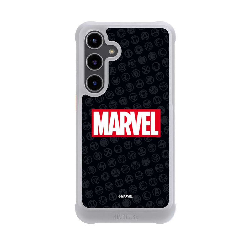 Galaxy S24 + NIVOmax Marvel Logo Black Red 