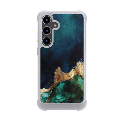 Samsung Galaxy S24+ NIVOmax Petrolblau mit Gold