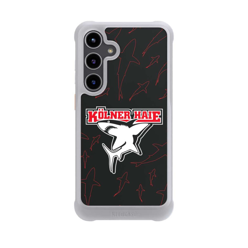 Galaxy S24 + NIVOmax Haie Muster Rot