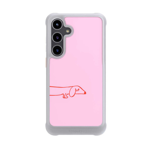 Samsung Galaxy S24+ NIVOmax Dachshund Illustration Pink