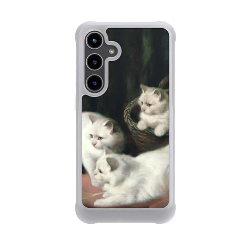 Samsung Galaxy S24+ NIVOmax Three White Angora Kittens
