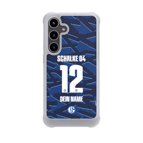 Samsung Galaxy S24+ NIVOmax Schalke 04 Trikot Personalisierbar 25-26