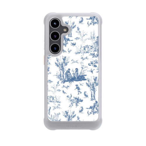 Samsung Galaxy S24+ NIVOmax Blaue Landschaft Vintage Keramik Pattern