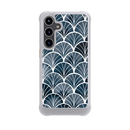 Samsung Galaxy S24+ NIVOmax Botanische Brise Art Deco Grau