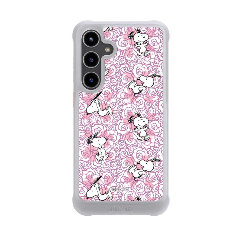 Galaxy S24 + NIVOmax Peanuts Pink Roses Pattern