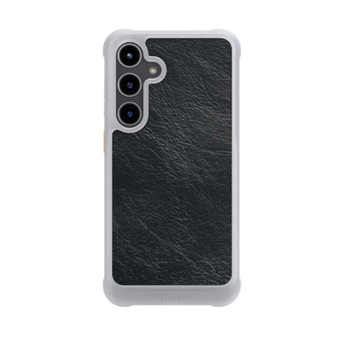 Samsung Galaxy S24+ NIVOmax Schwarzer Lederlook Hintergrund