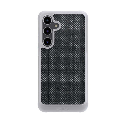 Samsung Galaxy S24+ NIVOmax Abstrakter schwarzer Stoff