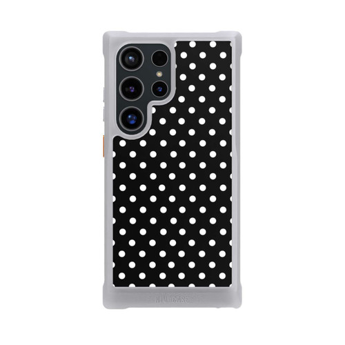 Samsung Galaxy S24 Ultra NIVOmax Polka Dots Schwarz und Weiß