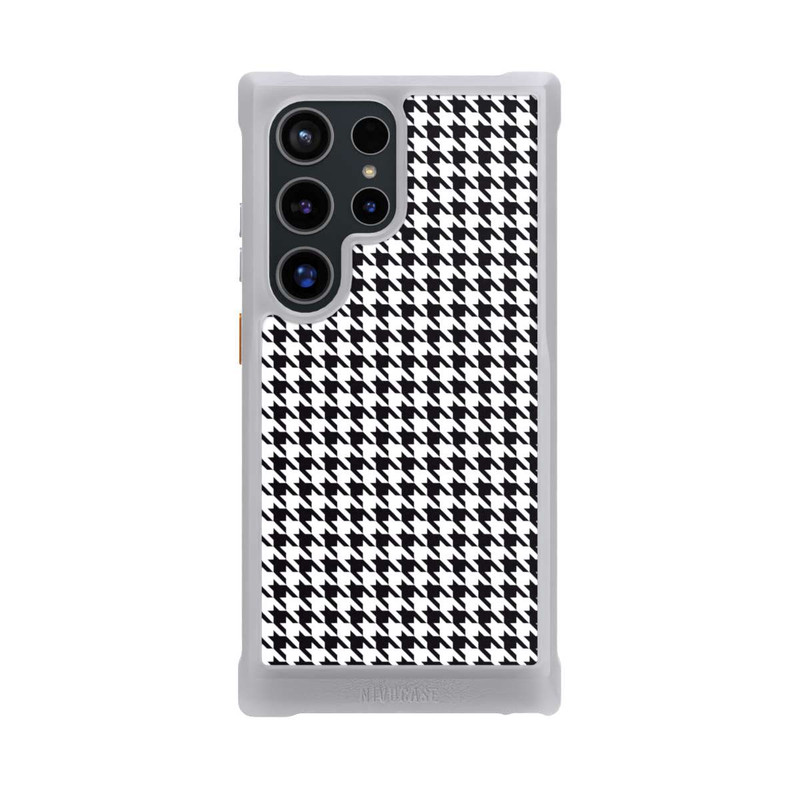 Galaxy S24 Ultra NIVOmax Hahnentritt Schwarz Weiß