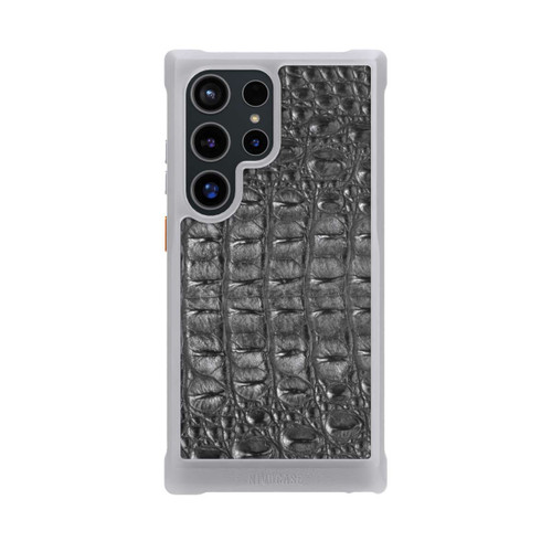 Samsung Galaxy S24 Ultra NIVOmax Croco Grey Black