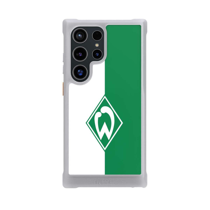 Galaxy S24 Ultra NIVOmax Weiß-Grün - Werder Bremen