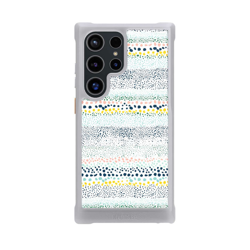 Galaxy S24 Ultra NIVOmax Little Dots Textured White