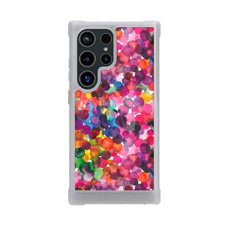 Galaxy S24 Ultra NIVOmax Überlappende Aquarellpunkte
