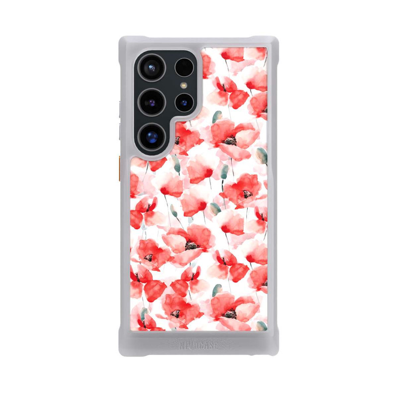 Galaxy S24 Ultra NIVOmax Mohnblumen Muster