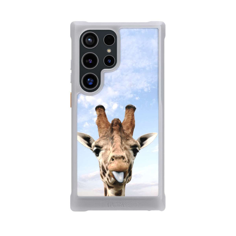Galaxy S24 Ultra NIVOmax Giraffe auf der Straße