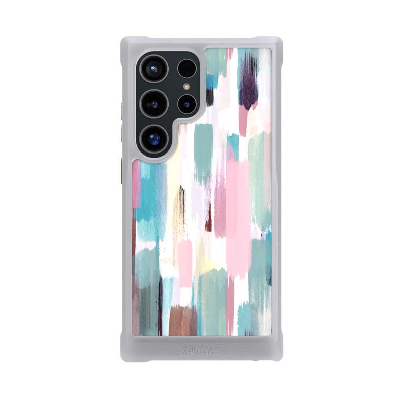 Galaxy S24 Ultra NIVOmax Abstrakte Pinselstriche in Pastelltönen