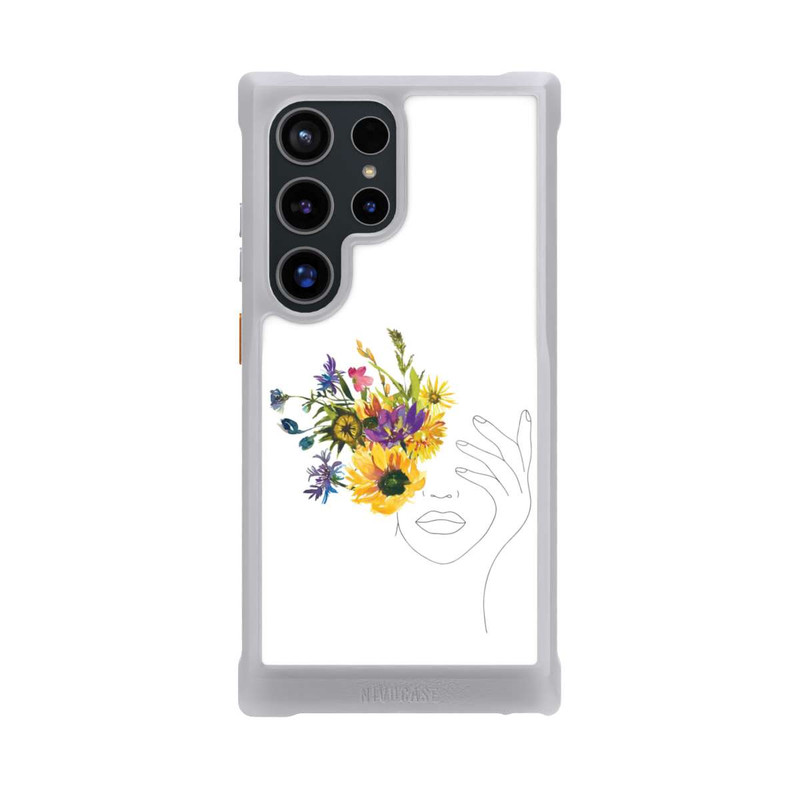 Galaxy S24 Ultra NIVOmax Line Art Tournesols femme