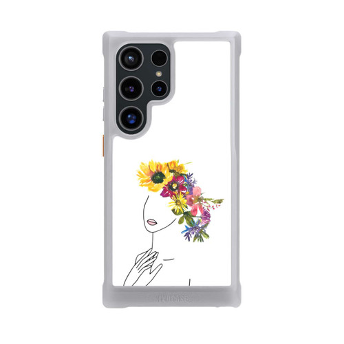 Samsung Galaxy S24 Ultra NIVOmax Line Art Woman flowercrown
