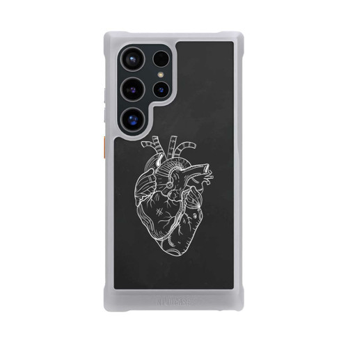 Samsung Galaxy S24 Ultra NIVOmax Heart Drawing Black