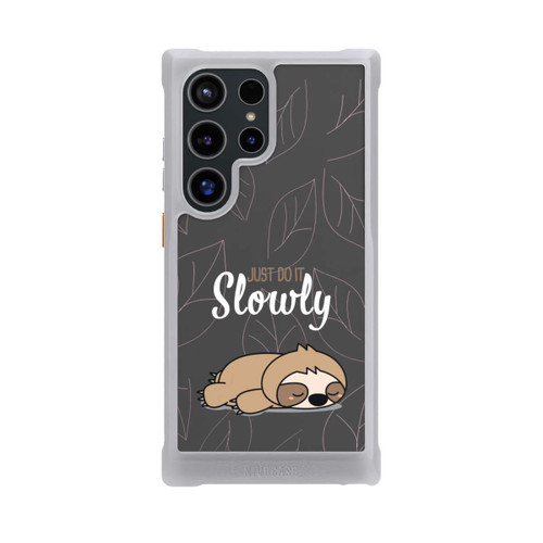 Samsung Galaxy S24 Ultra NIVOmax Just Do It Slowly Sloth Grey