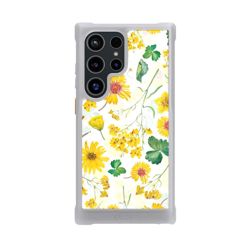 Galaxy S24 Ultra NIVOmax Gelbes Frühlingsmuster