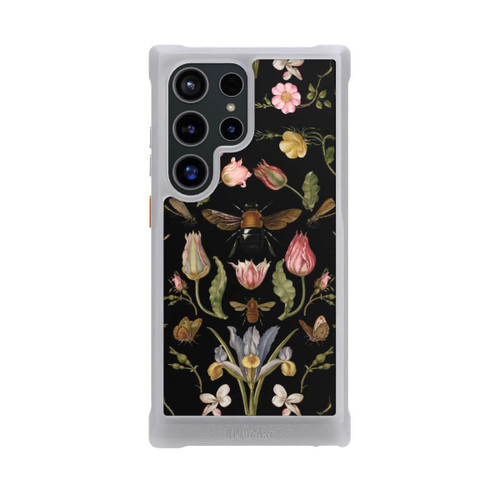 Samsung Galaxy S24 Ultra NIVOmax Wildblumen und Biene Schwarz