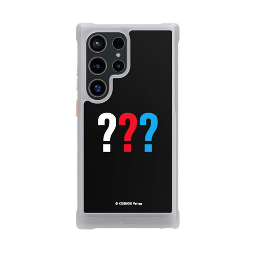 Samsung Galaxy S24 Ultra NIVOmax Drei Fragezeichen Logo
