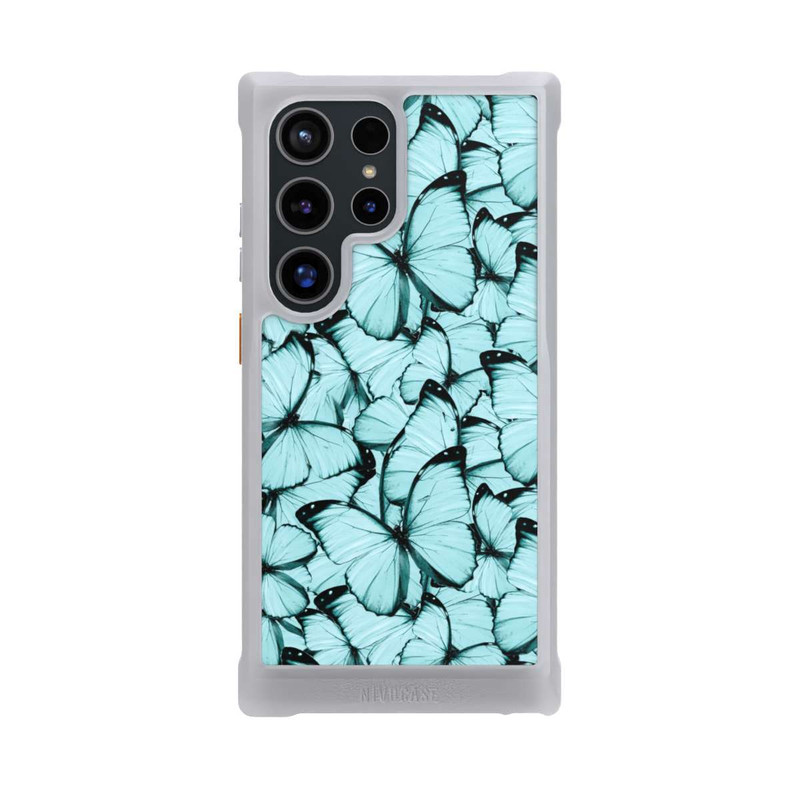 Galaxy S24 Ultra NIVOmax Teal Butterflies