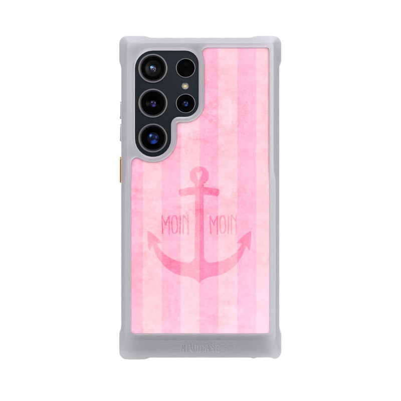Galaxy S24 Ultra NIVOmax Moin Moin Stripes Pink