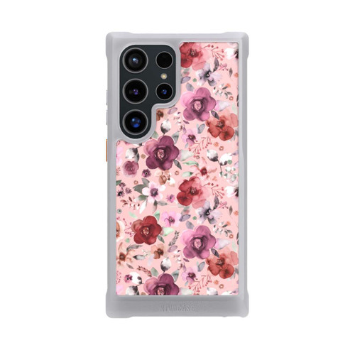 Samsung Galaxy S24 Ultra NIVOmax Üppiger romantischer Blumenstrauß rosa