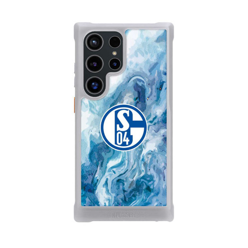 Samsung Galaxy S24 Ultra NIVOmax Schalke 04 Flüssig Blau