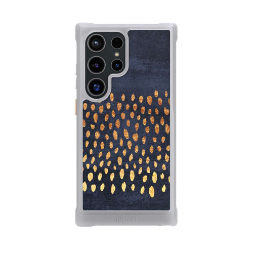 Samsung Galaxy S24 Ultra NIVOmax Muster Gold und Marine
