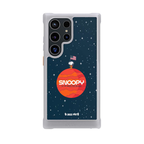Samsung Galaxy S24 Ultra NIVOmax Snoopy Weltraumreisender Orange