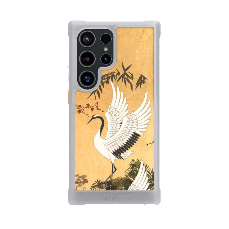 Galaxy S24 Ultra NIVOmax Kraniche Gold Japan 2