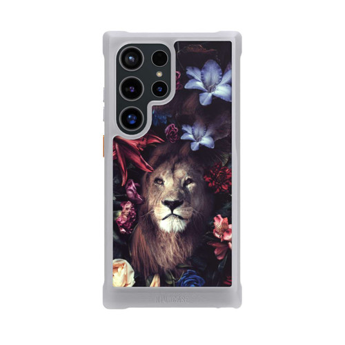 Samsung Galaxy S24 Ultra NIVOmax Löwe Blumenrahmen