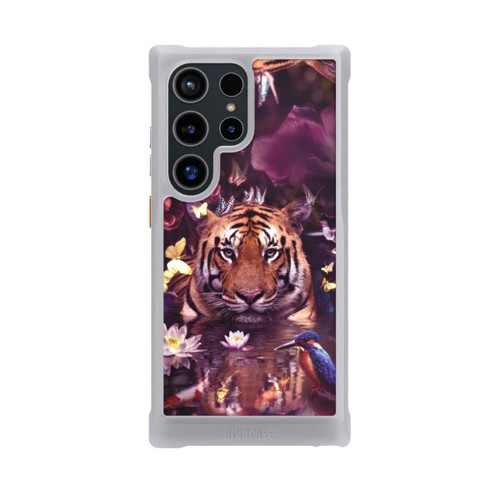 Samsung Galaxy S24 Ultra NIVOmax Tiger Blumenrahmen