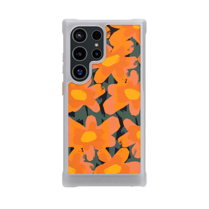 Galaxy S24 Ultra NIVOmax Flower meadow orange